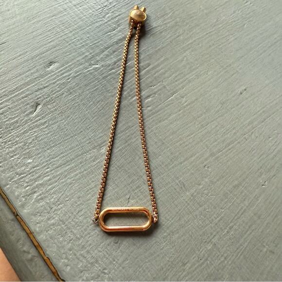 Michael Kors Adjustable Rose Gold Bracelet - Picture 2 of 7